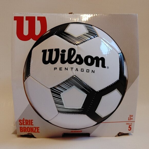 Wilson Pentagon Soccer Ball JAYDEN NELSON Bronze Series Size 5 13+ - Picture 1 of 5